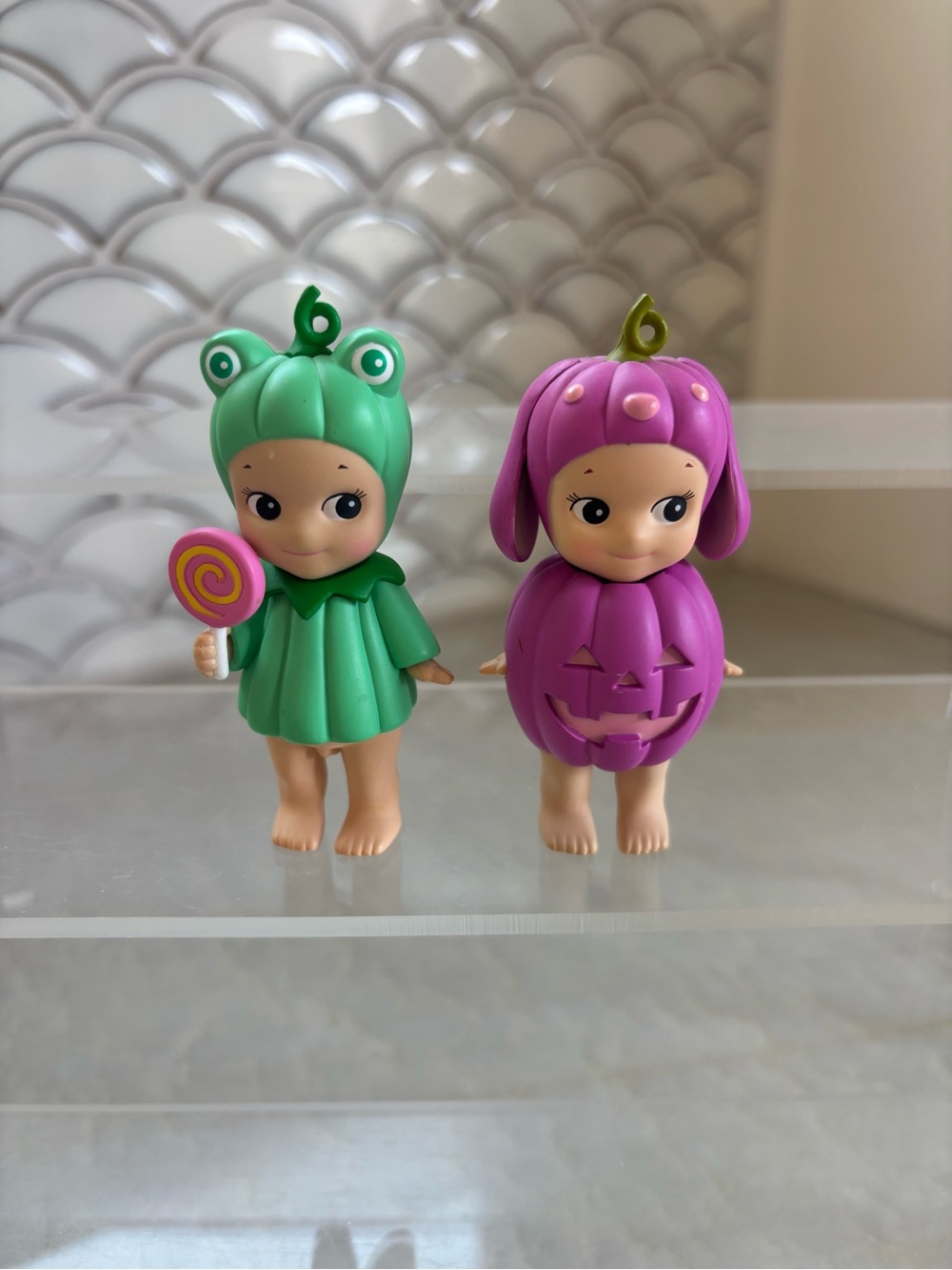 Sonny Angel Halloween Series frog pumpkin & lop pumpkin (set of 2)